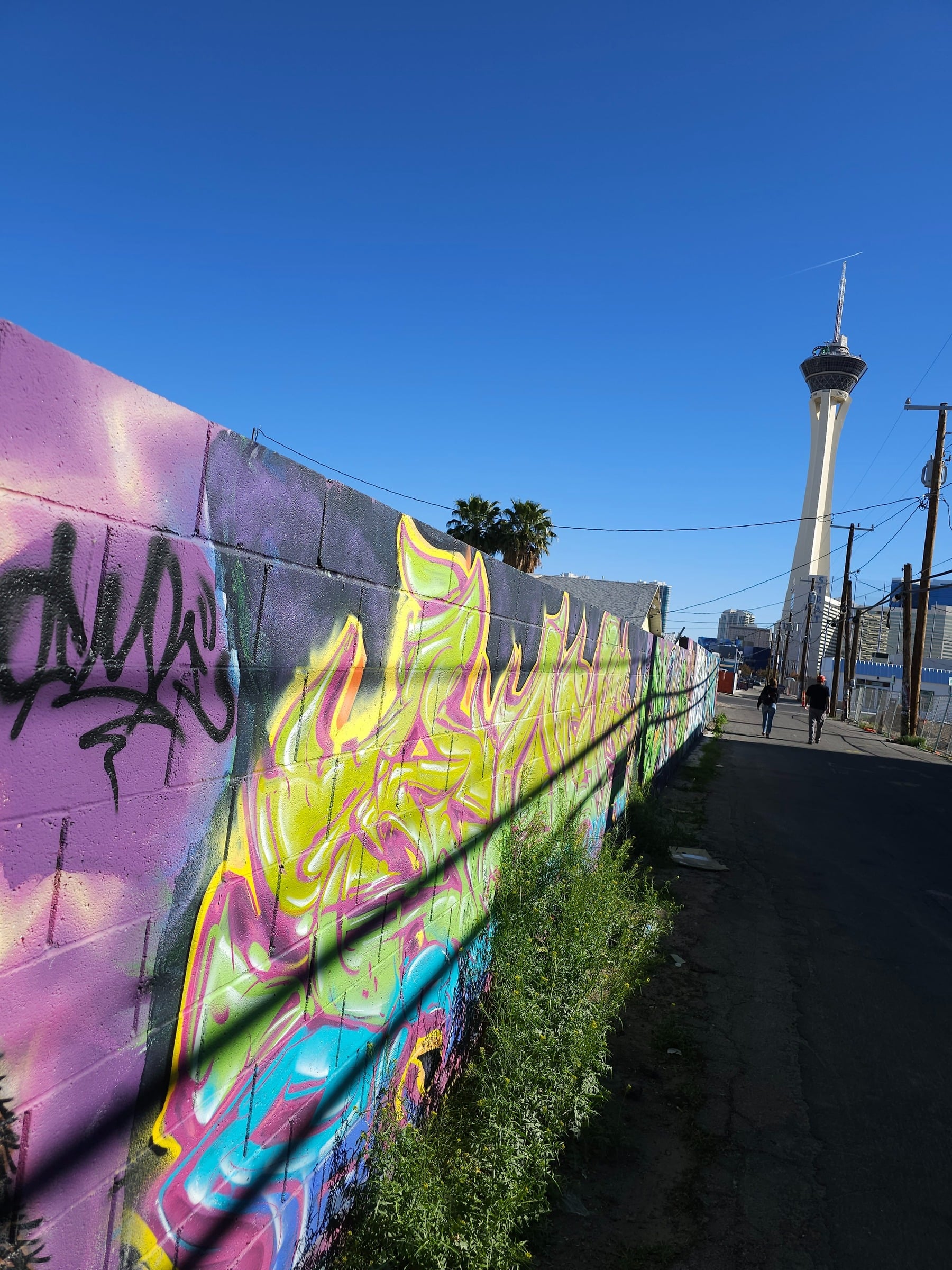 Community artwork in downtown Las Vegas